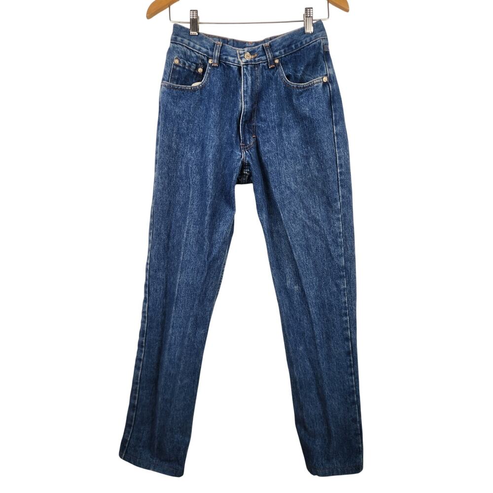 Vintage Polo Ralph Lauren Jeans Women Size 26 Blue Straight Leg Altered USA